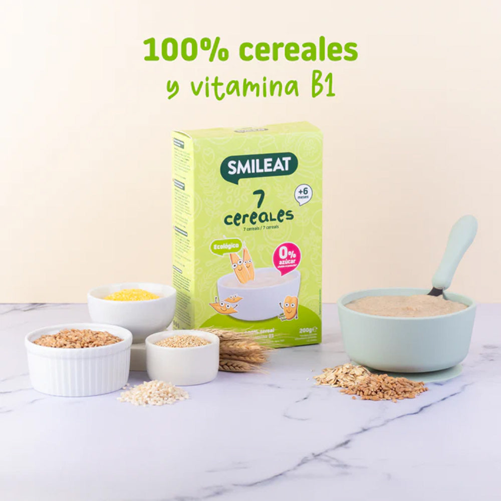 Papa de Cereais Smileat Eco 7 200 g