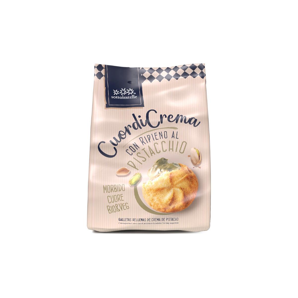 Bolacha recheada com creme de pistácio Sotto 200g