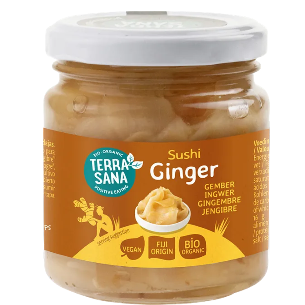 Terrasana Sushi Gengibre 190 g