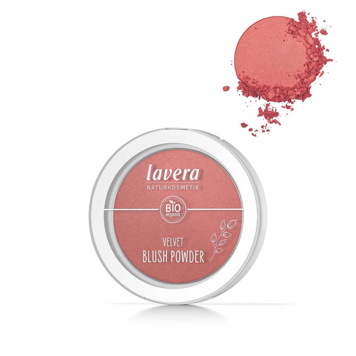 Blush em pó veludo - 02 Orquídea rosa, Lavera 5 g