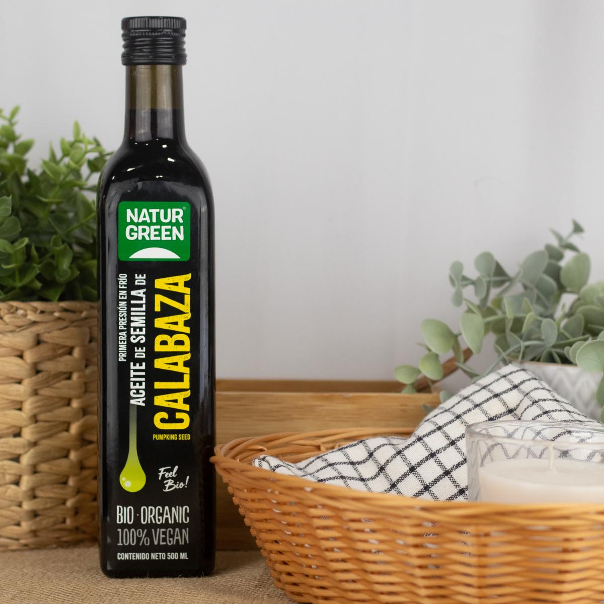 Óleo de sementes de abóbora biológico NaturGreen 500 ml