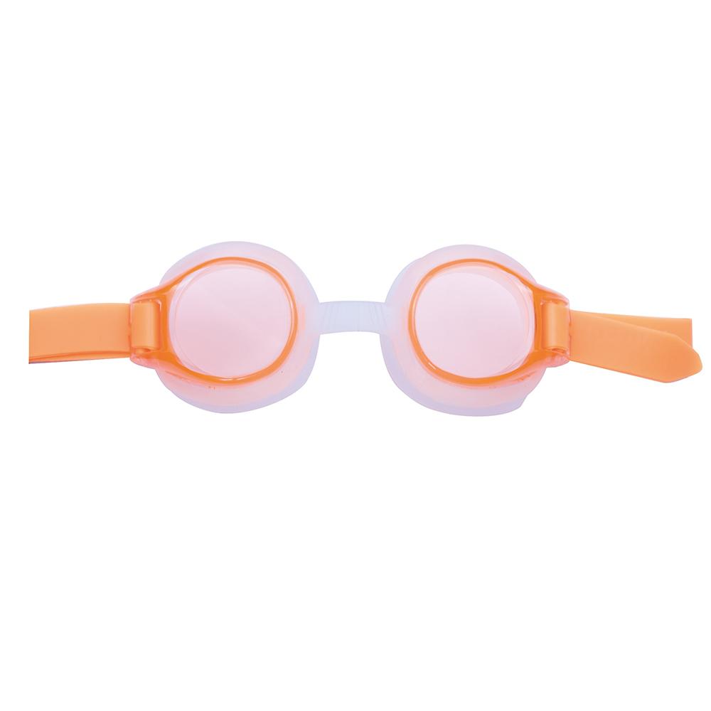 Óculos de natação para criança FUNNY, faixa dupla em silicone, monobloco