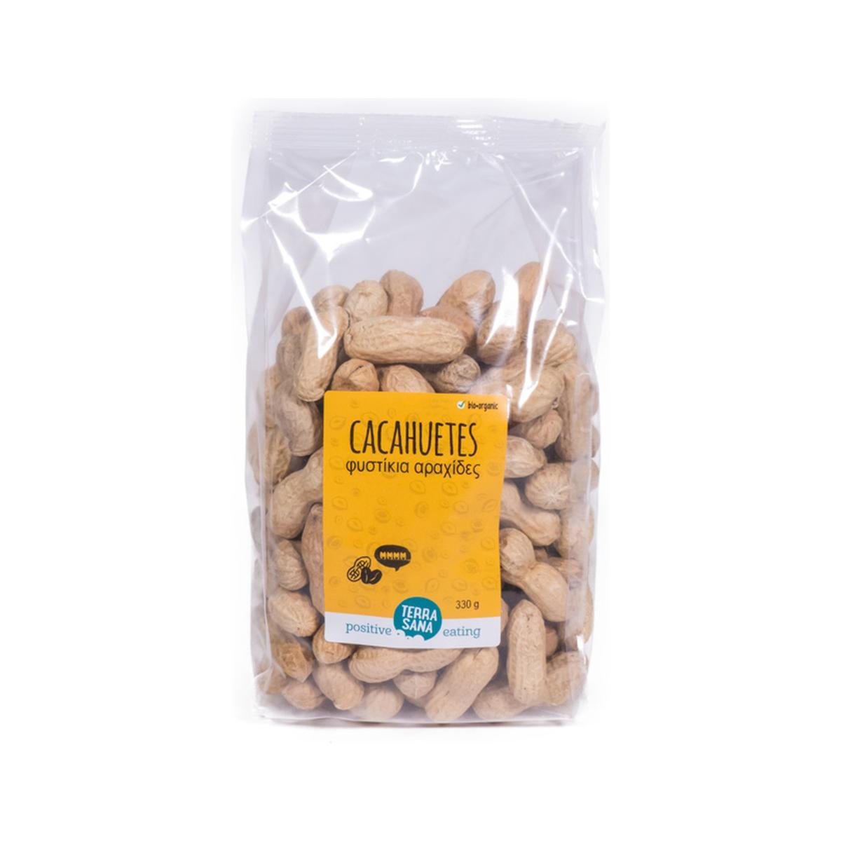 Casca de amendoim torrada biológica 330g