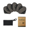 Pack de 5 pensos higiénicos de bambu reutilizáveis Bambaw, fluxo médio