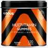 Aldous Bio Gomas multivitamínicas com sabor a amora, 120 gomas