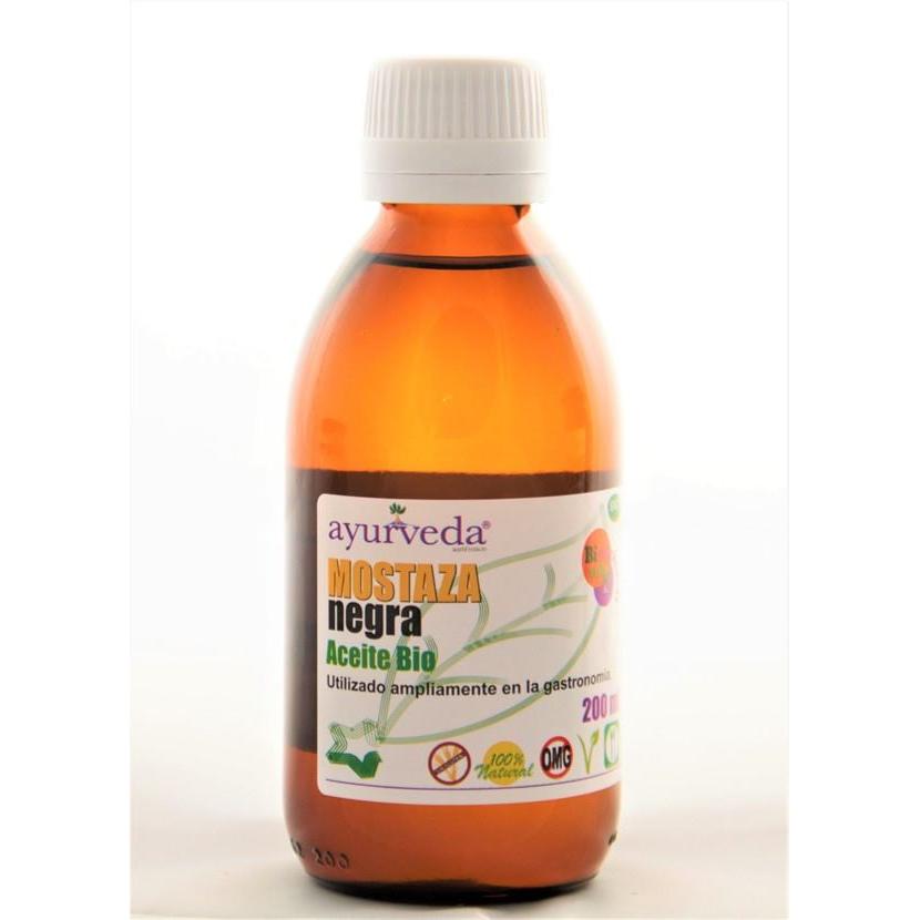 Óleo de Mostarda Negra Ayurvédico 200 ml