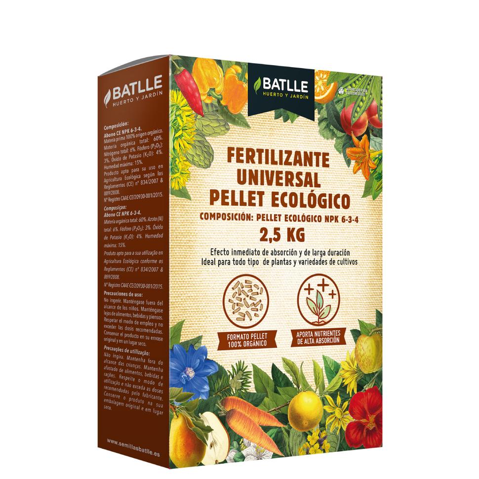 Adubo universal granulado Eco Batlle 2,5 Kg