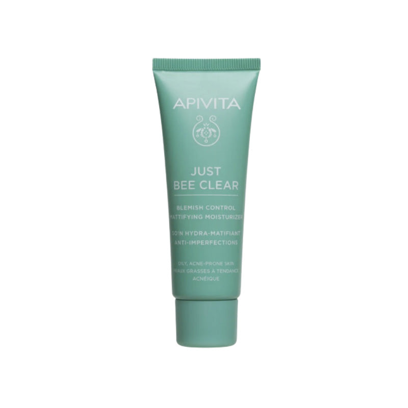 Creme hidratante matificante anti-nódoas Just Bee Clear, Apivita, 40 ml