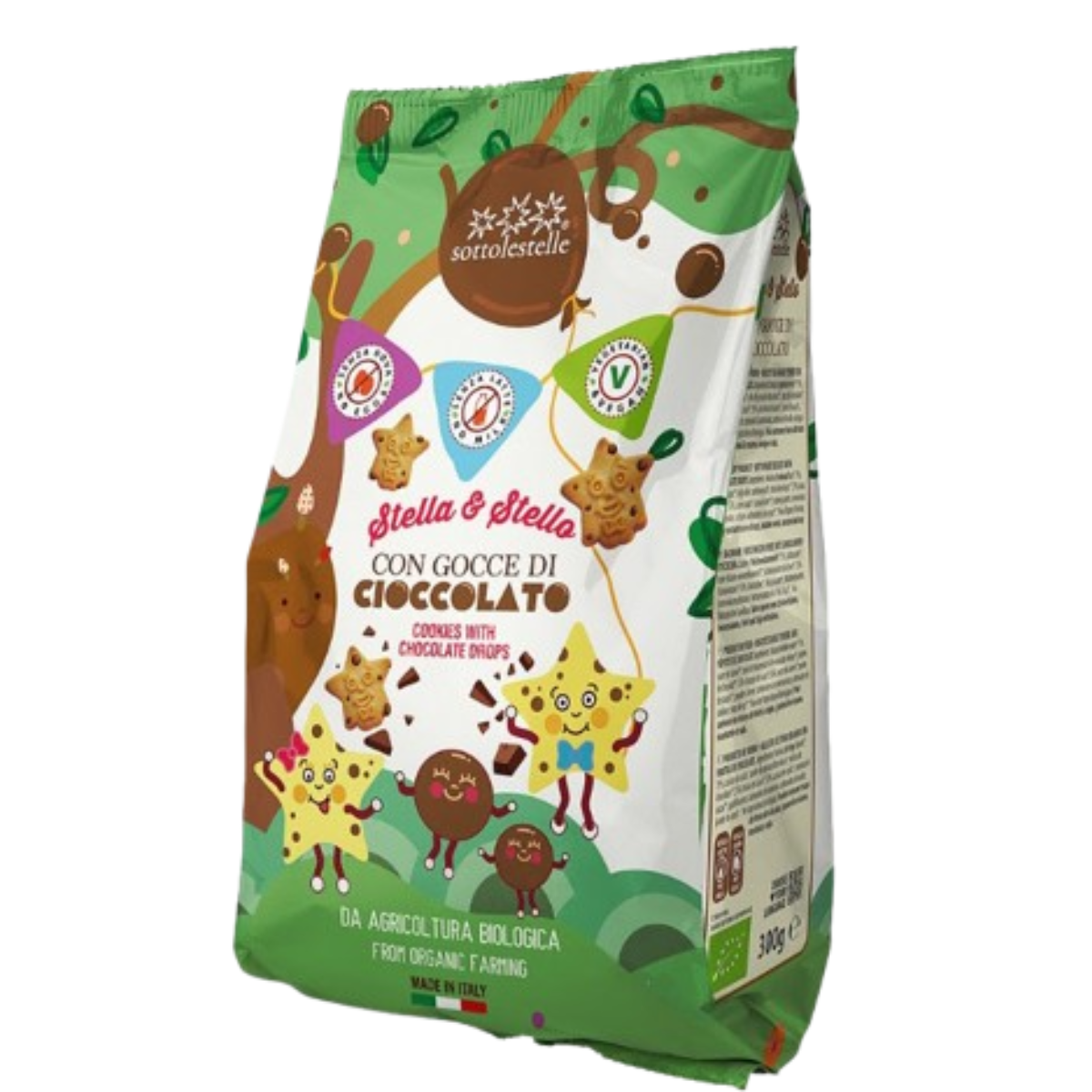 Bolacha Stella & Stella com pepitas de chocolate 300g