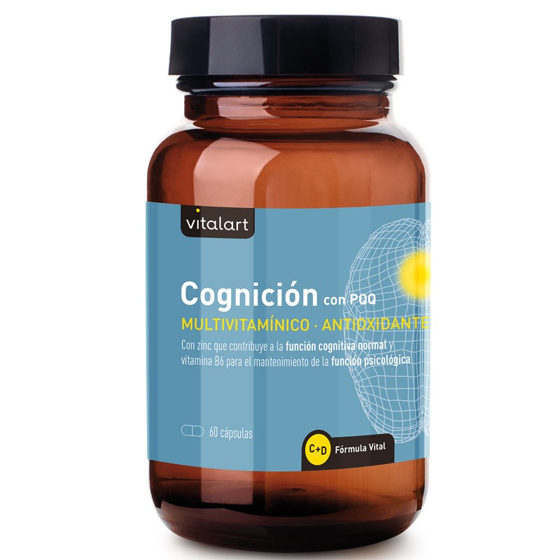Cognição com PQQ Vitalart 60 cápsulas.