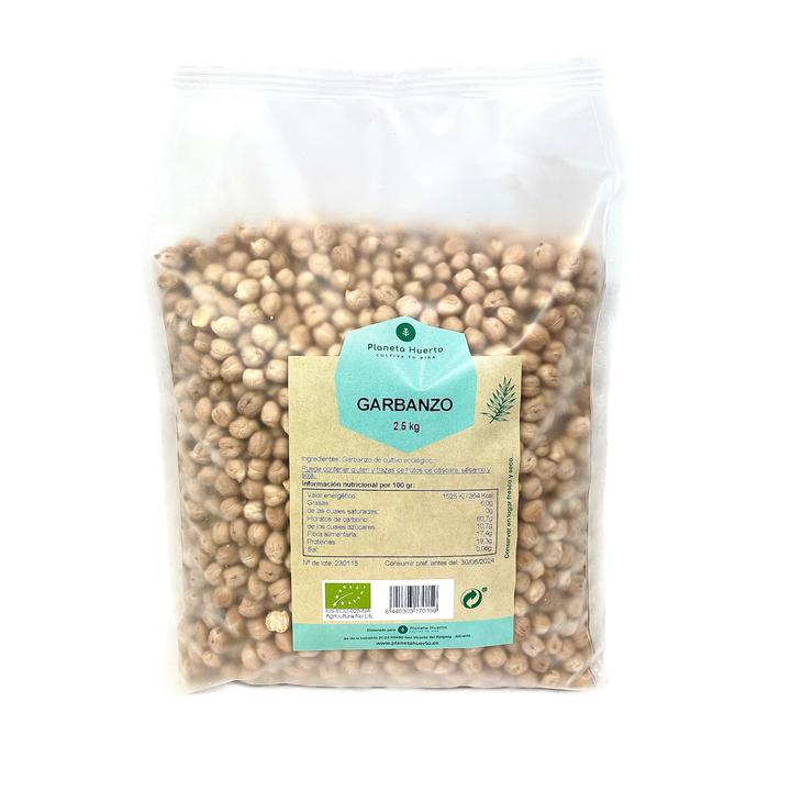 Grão de Bico 7-8mm ECO Planeta Huerto 2,5 kg