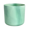 Vaso redondo Ocean Elho reciclado verde Pacífico 14 cm