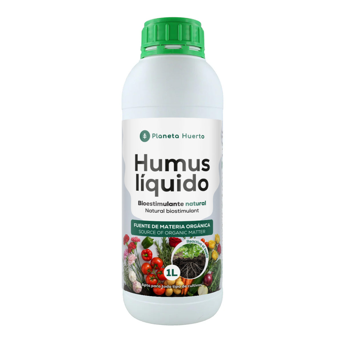 Humus Líquido Bioestimulante Natural 1L Planeta Huerto