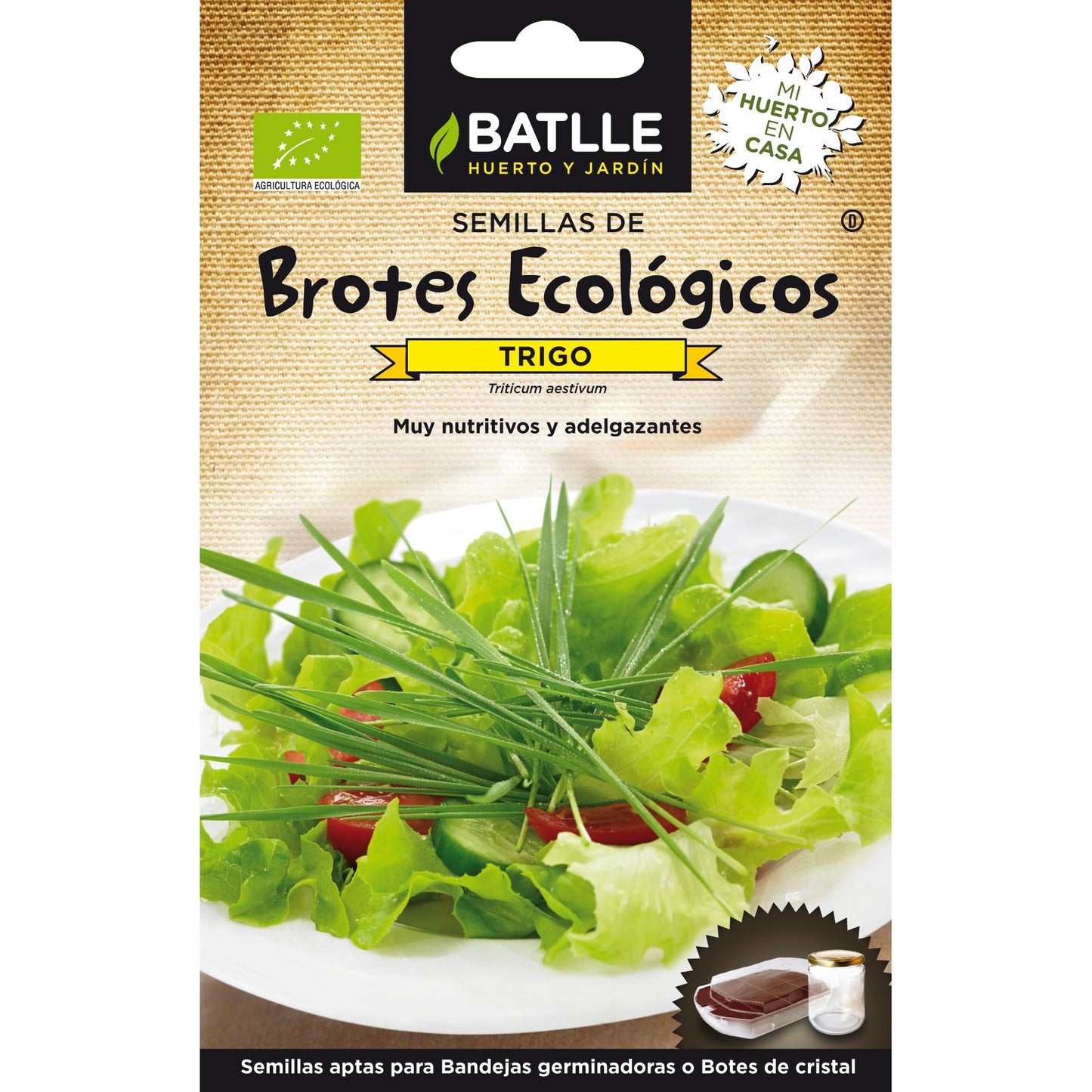 Sementes de trigo biológico Batlle para rebentos