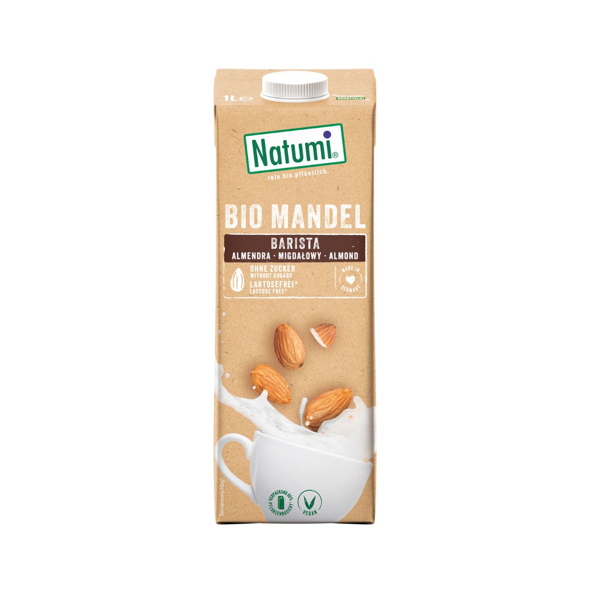 Bebida Natumi BIO Barista Amêndoa 1L