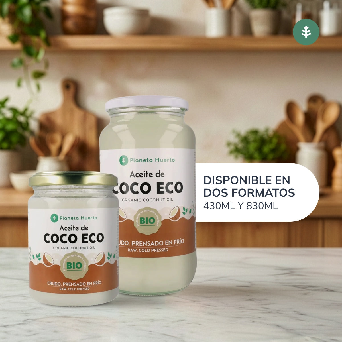 Planeta Huerto ECO Óleo de Coco 860 ml