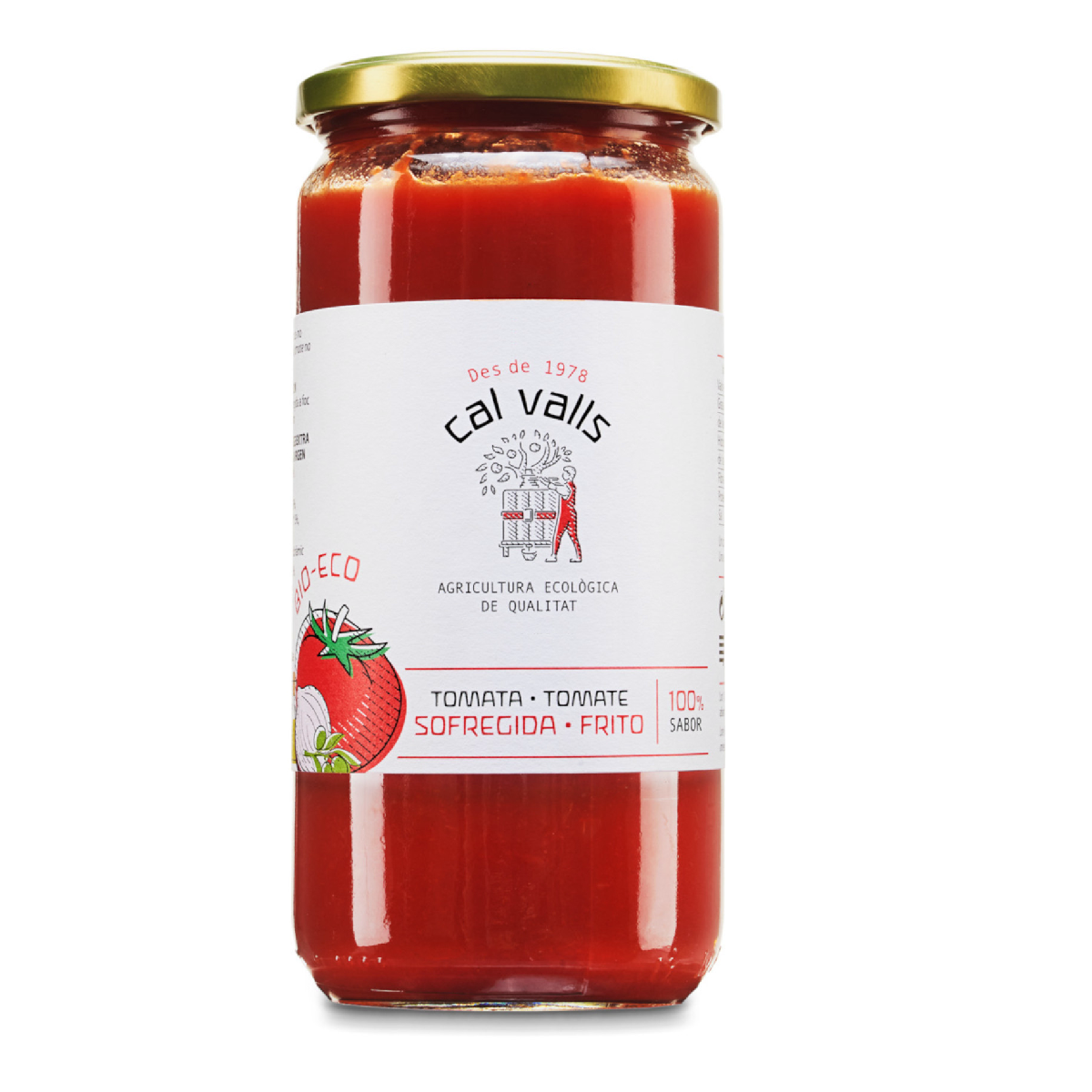Tomates Fritos Biológicos Cal Valls 700g