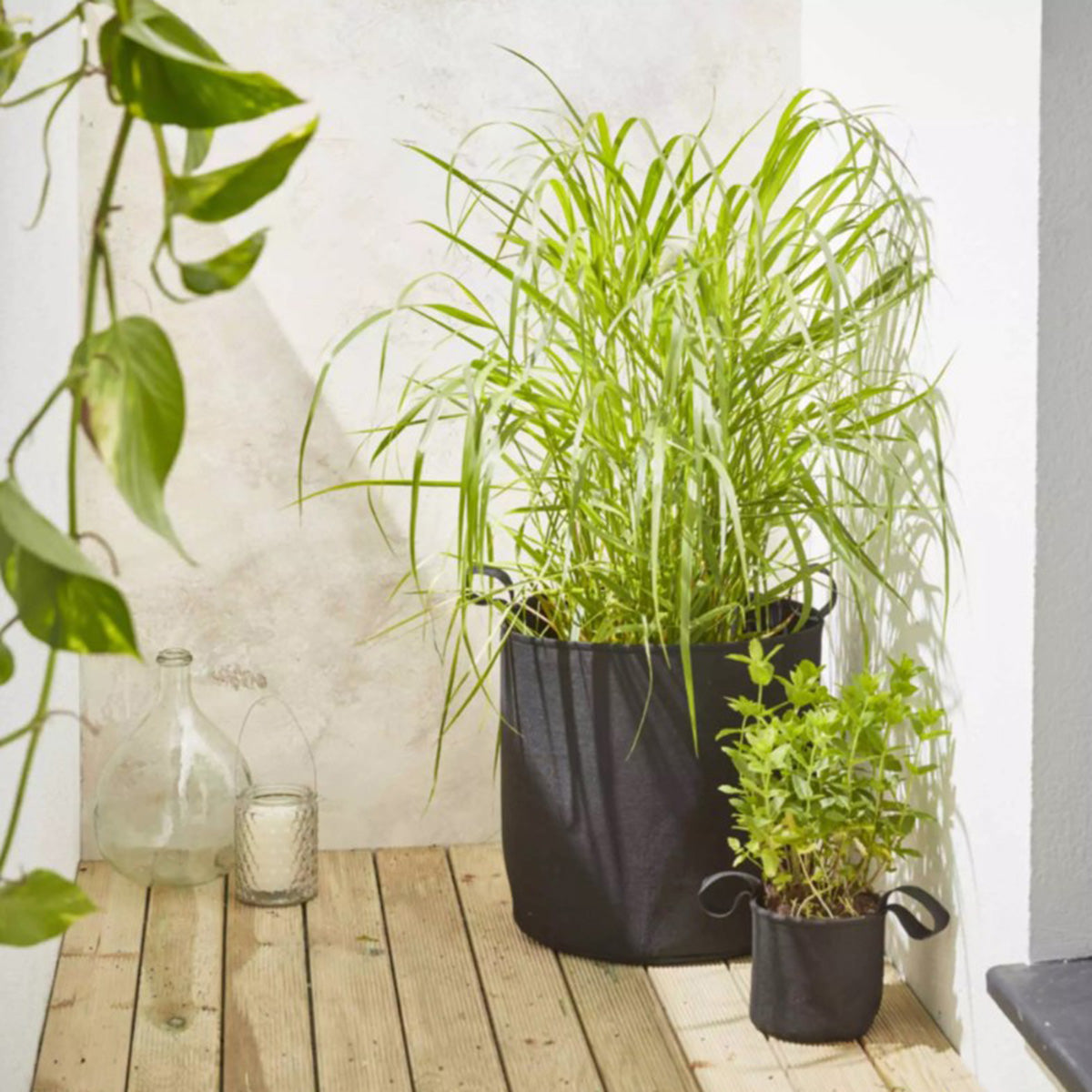 Saco de plantação em feltro geotêxtil Bag4Plant ø15 cm 2,7 L