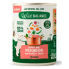 Lata cheia de Ensopado de Pescador Wild Balance com Salmão e Carne de Porco para Cães 400 g