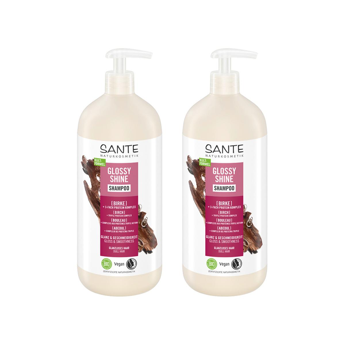 Pack de 2 Champôs Sante Birch Radiant Shine 950 ml