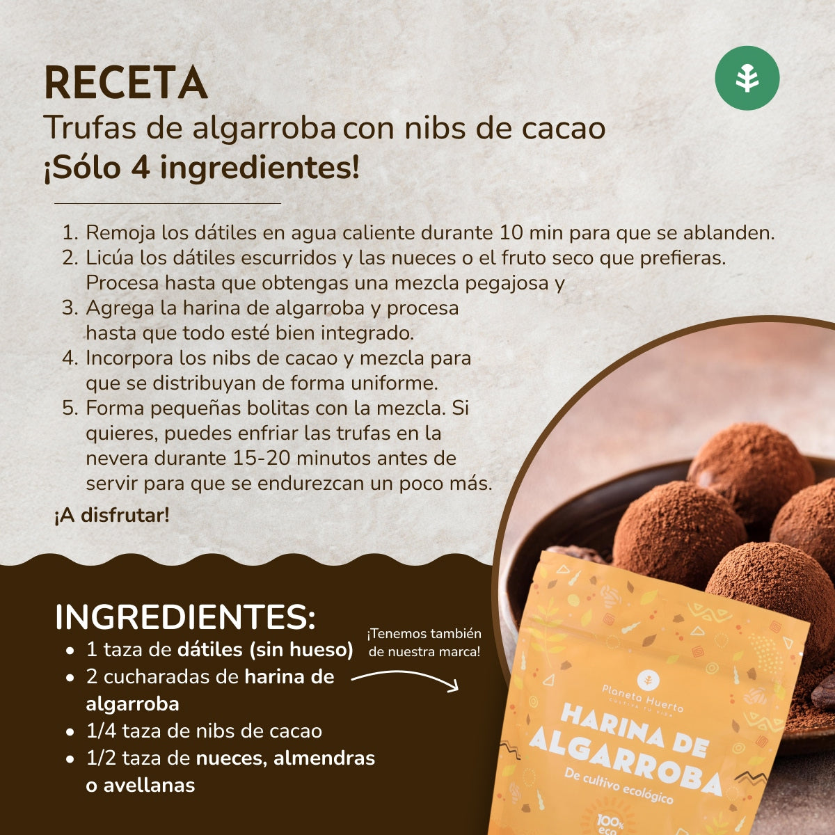 Nibs de cacau ECO Planeta Huerto 250 g