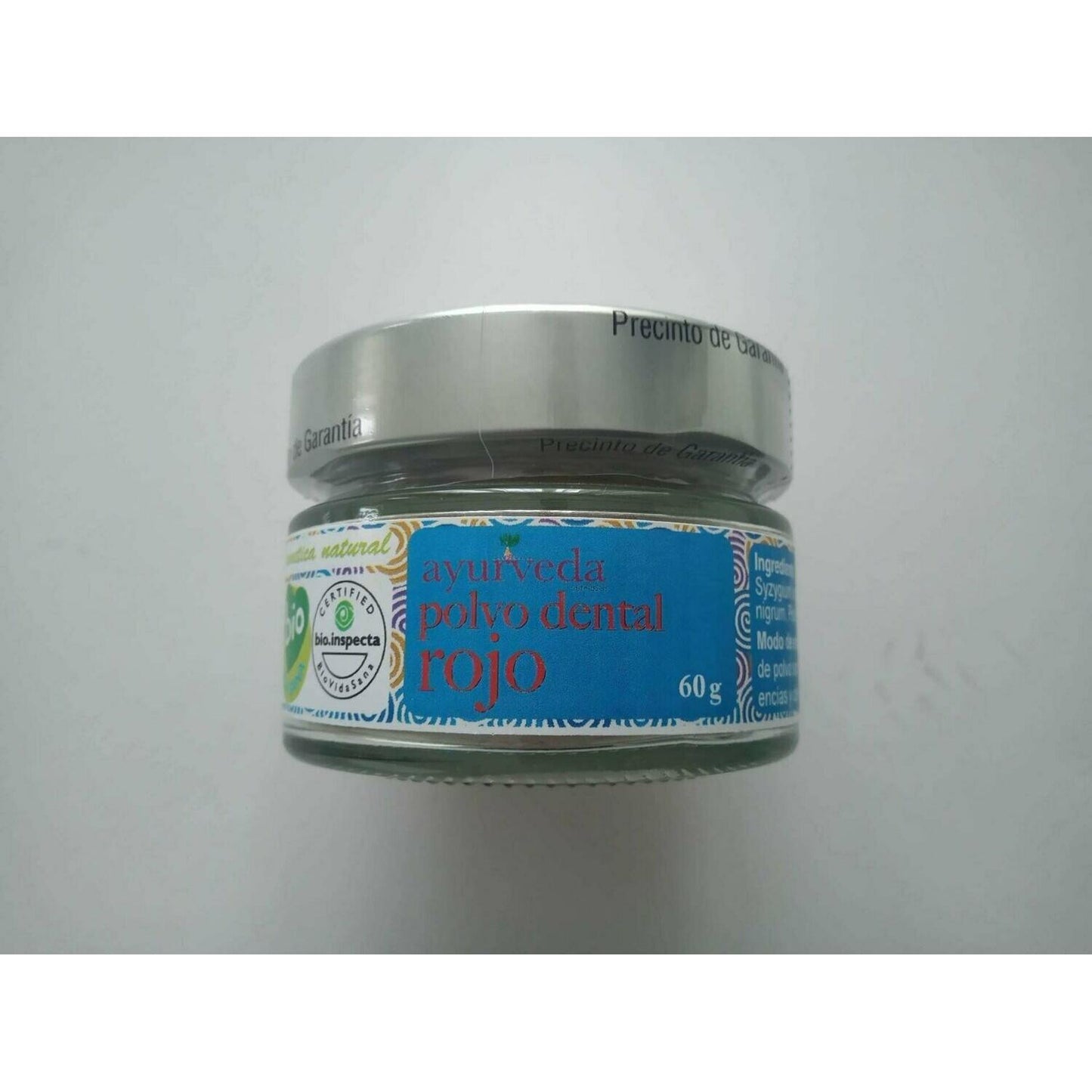 Pó dentário vermelho ayurvédico 50g