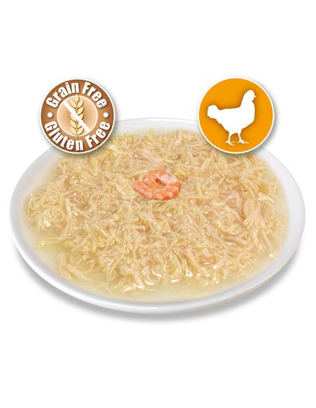 Frango e camarão com molho Arquivet 80 g Ração húmida para gatos