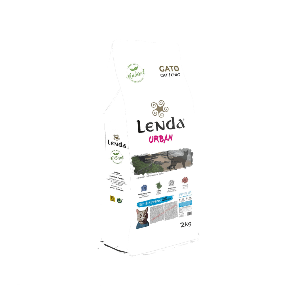Pienso para Gatos de Interior Esterilizados Urban Lenda 2 kg