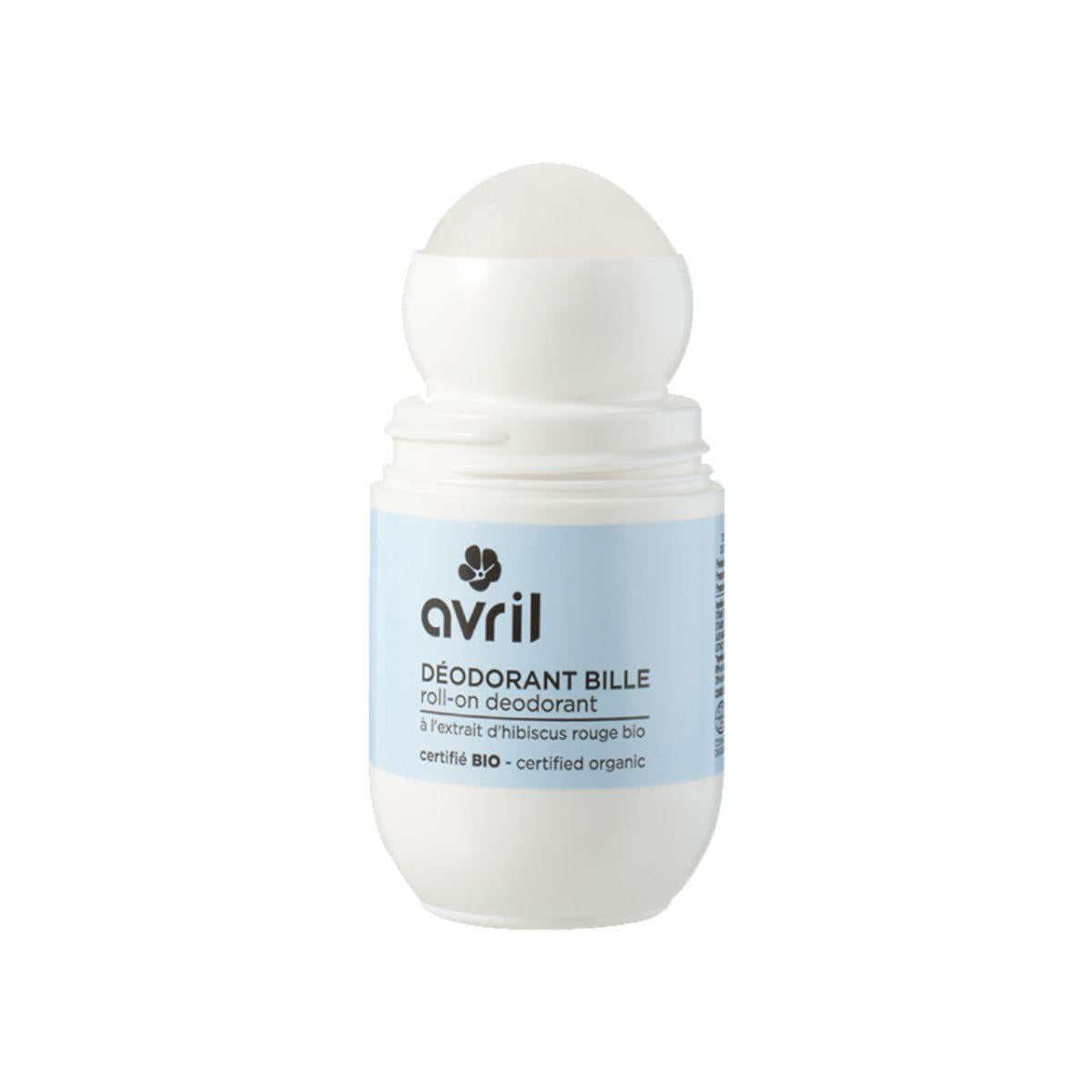 Desodorizante roll-on orgânico, Avril, 50 ml