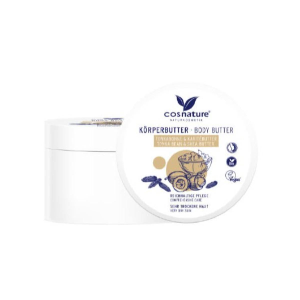 Manteiga Corporal Judaica Tonka e Karité Cosnature 200 ml