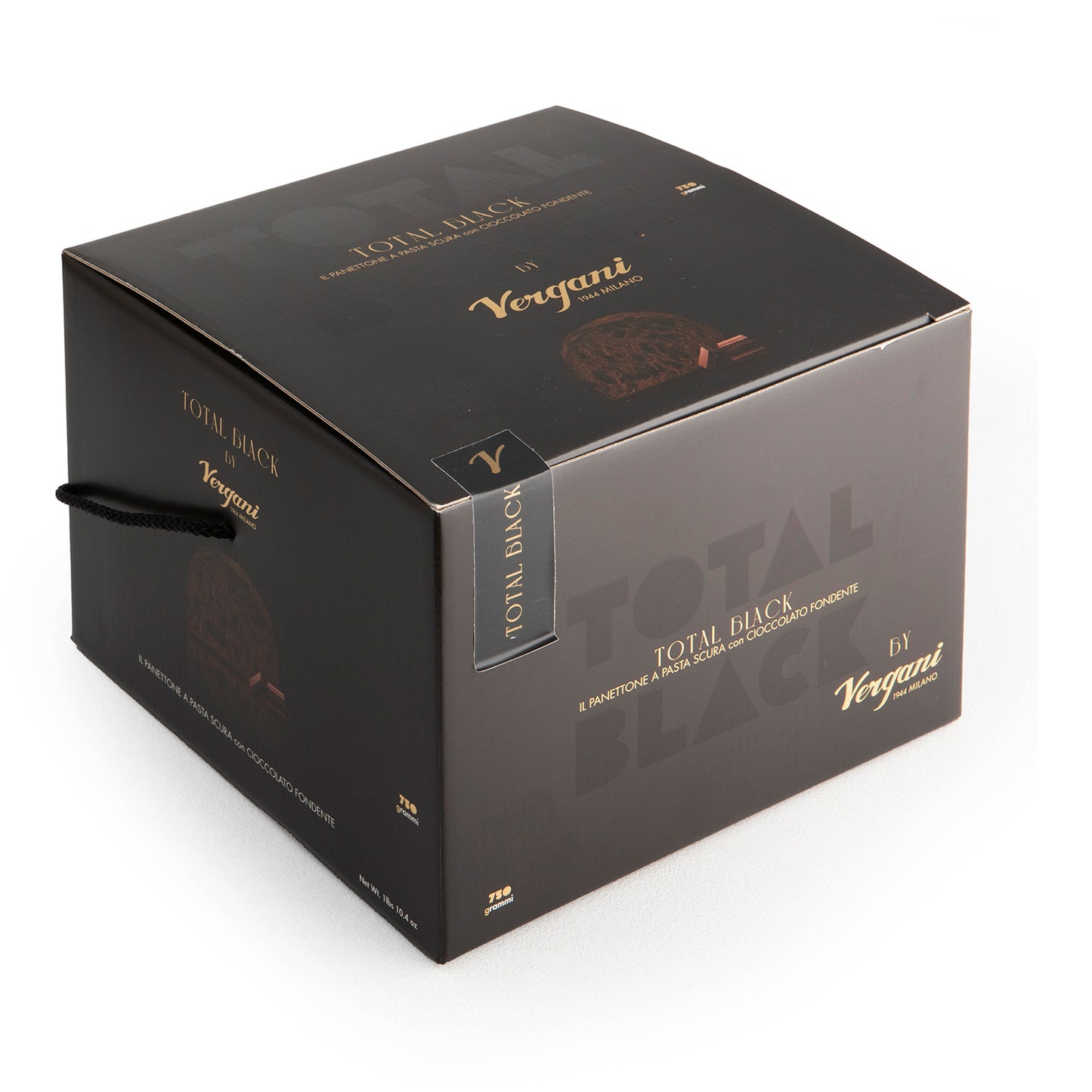 Panettone Total Black Vergani 750 g