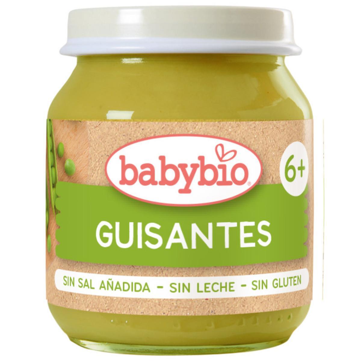 Embalagem de 3 Purés de Ervilha Babybio 130 g