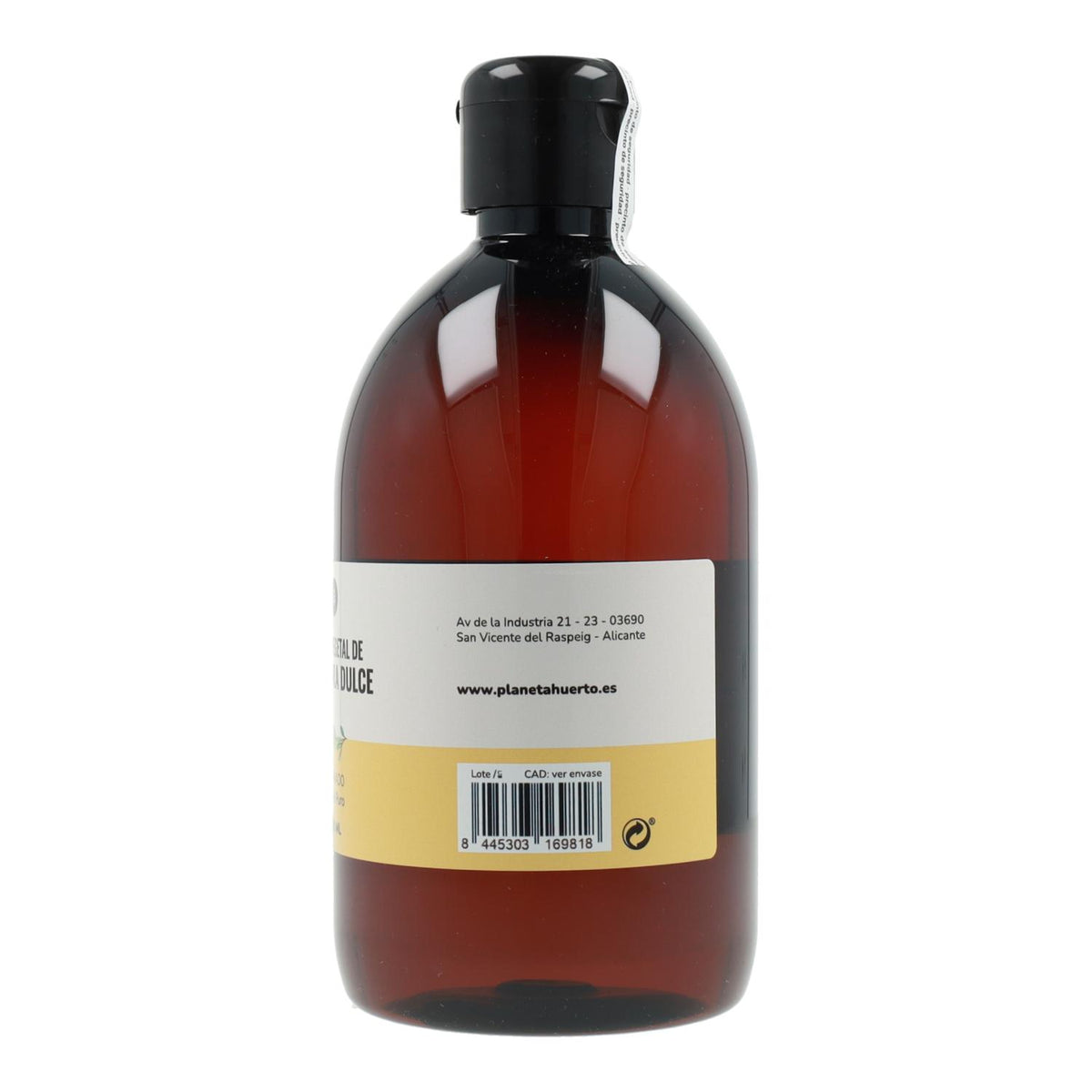 Óleo Vegetal de Amêndoas Doces Planeta Huerto 500 ml