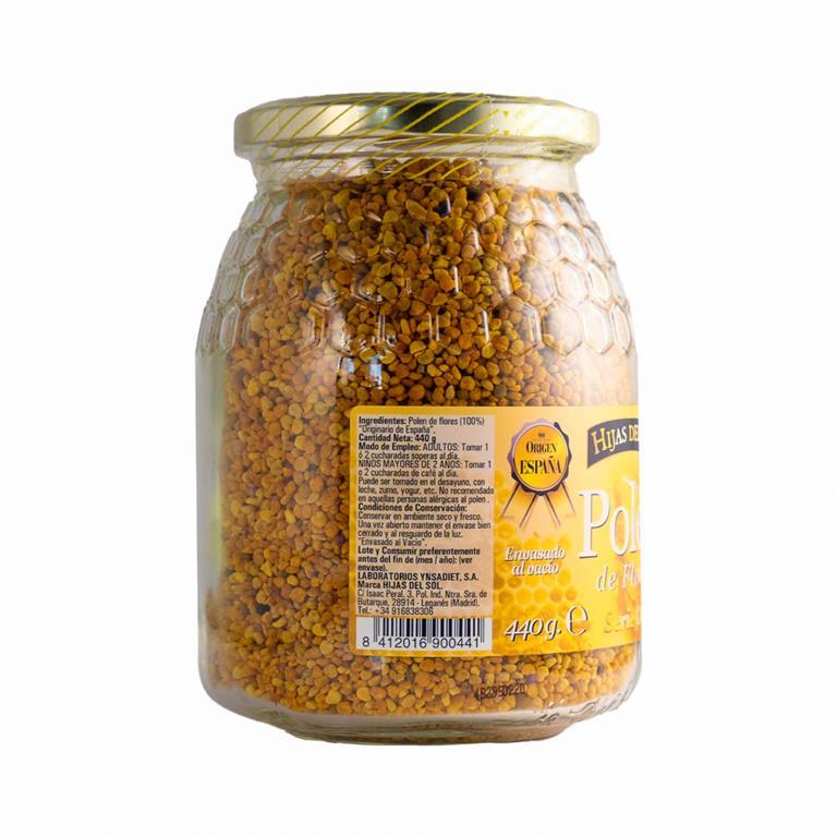 Pote de grãos de pólen 440 Gr Ynsadiet