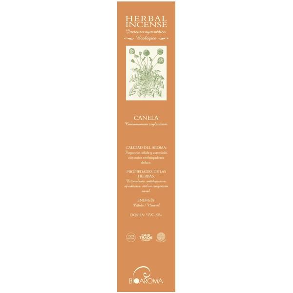 Incenso Bioaroma de Canela Biológica, 12 varetas