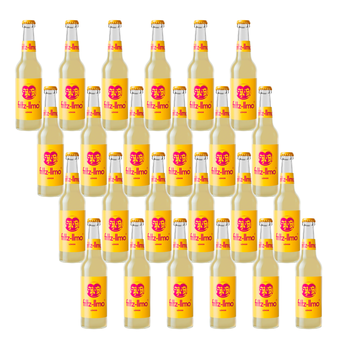 Pack 24x Fritz Limón Zitrone Limón FRITZKOLA 330 ml