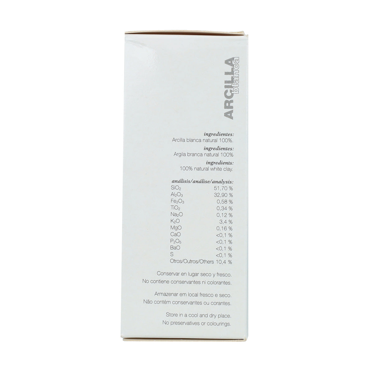 Argila branca natural de Soria 250 g