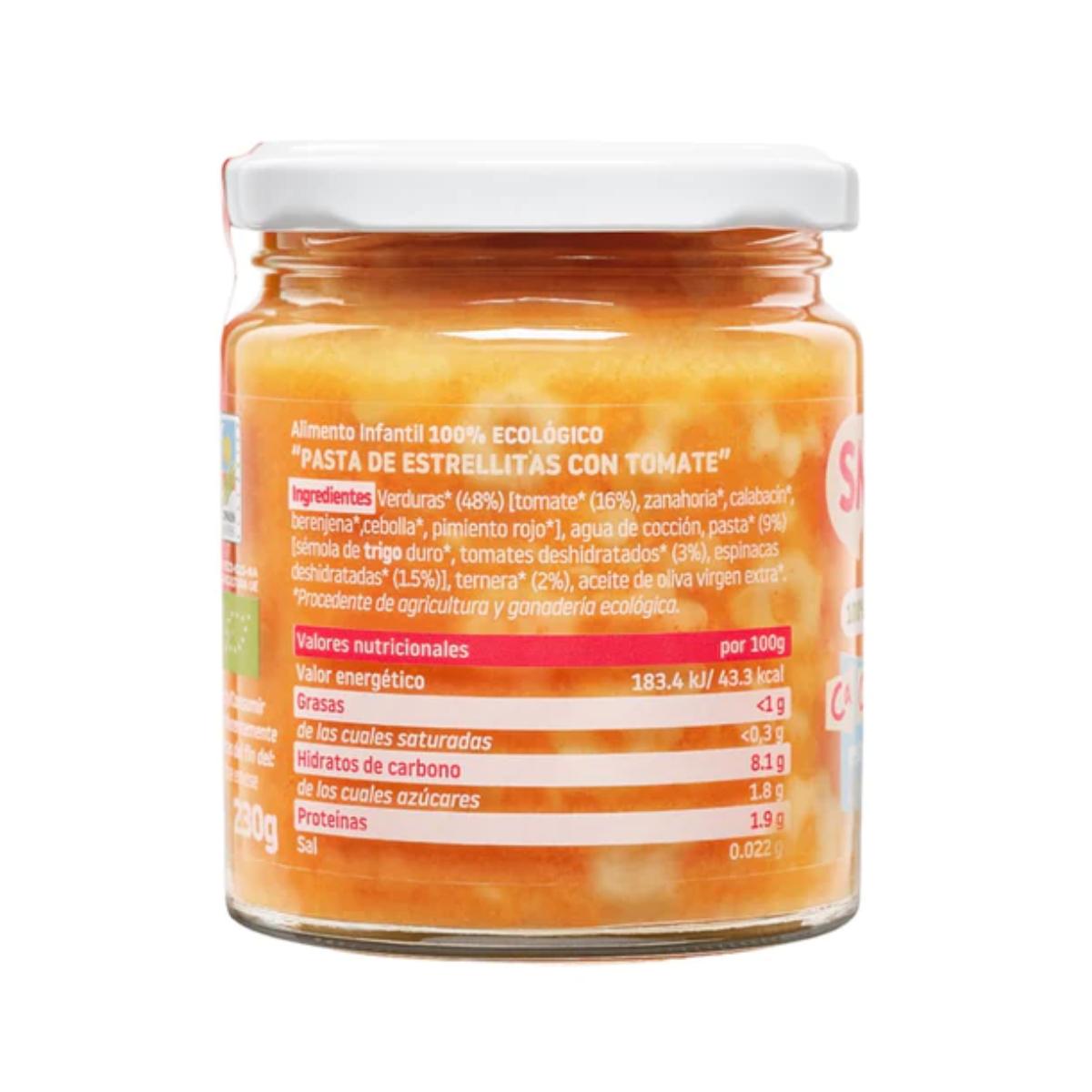 CA CHI TOS Smileat Noodles Biológicos com Pote de Tomate, 230g