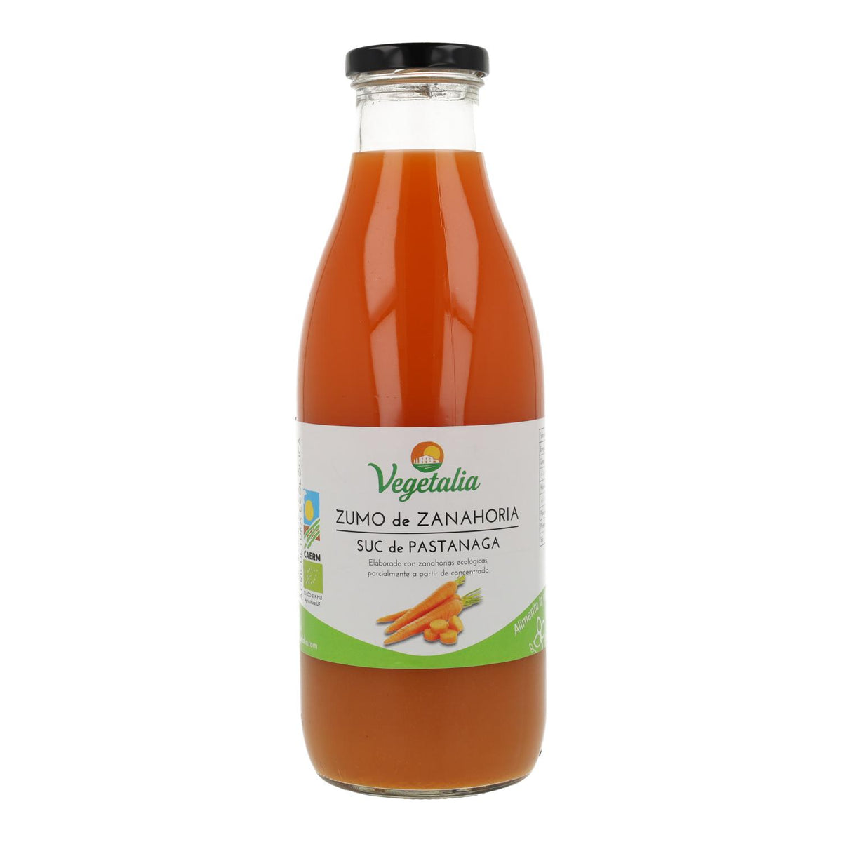 Sumo de Cenoura Orgânico Vegetalia, 1 Litro
