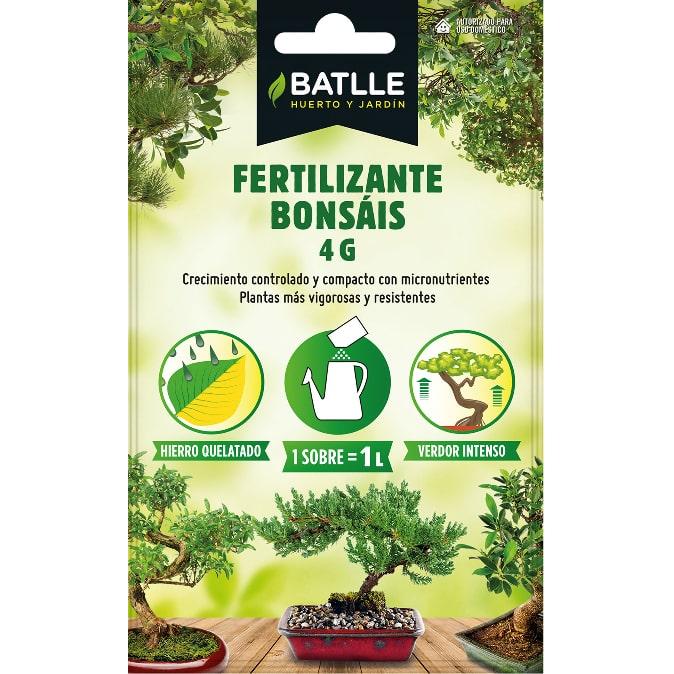 Saquetas de fertilizante solúvel para bonsai Batlle de 1 L