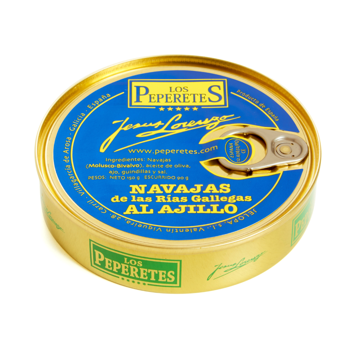 Navalhas com alho Los Peperetes 120 g