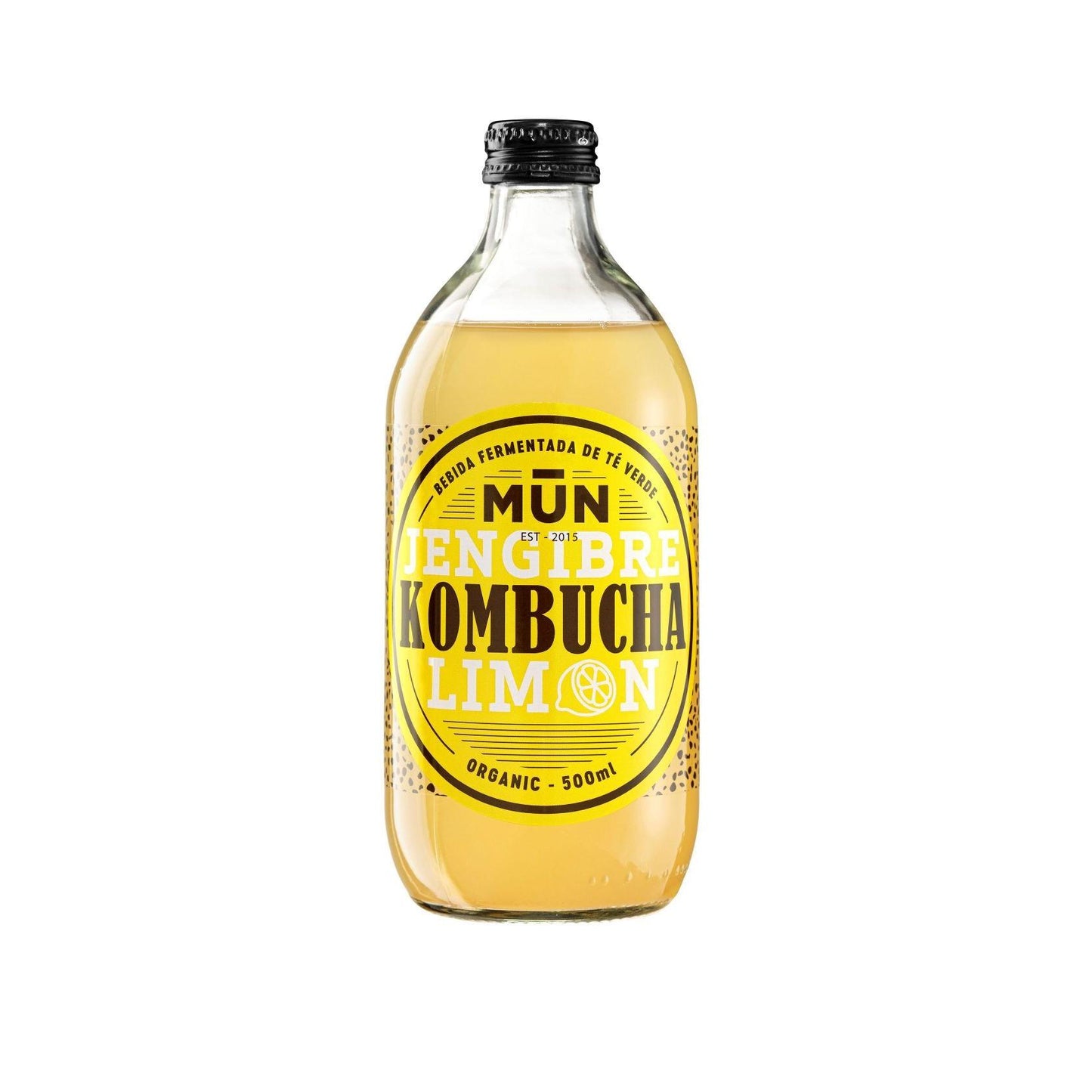 Kombucha Biológica de Gengibre e Limão Mun 250 ml
