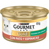 Comida Húmida GOURMET GOLD Mousse Pato e Espinafres 85 g