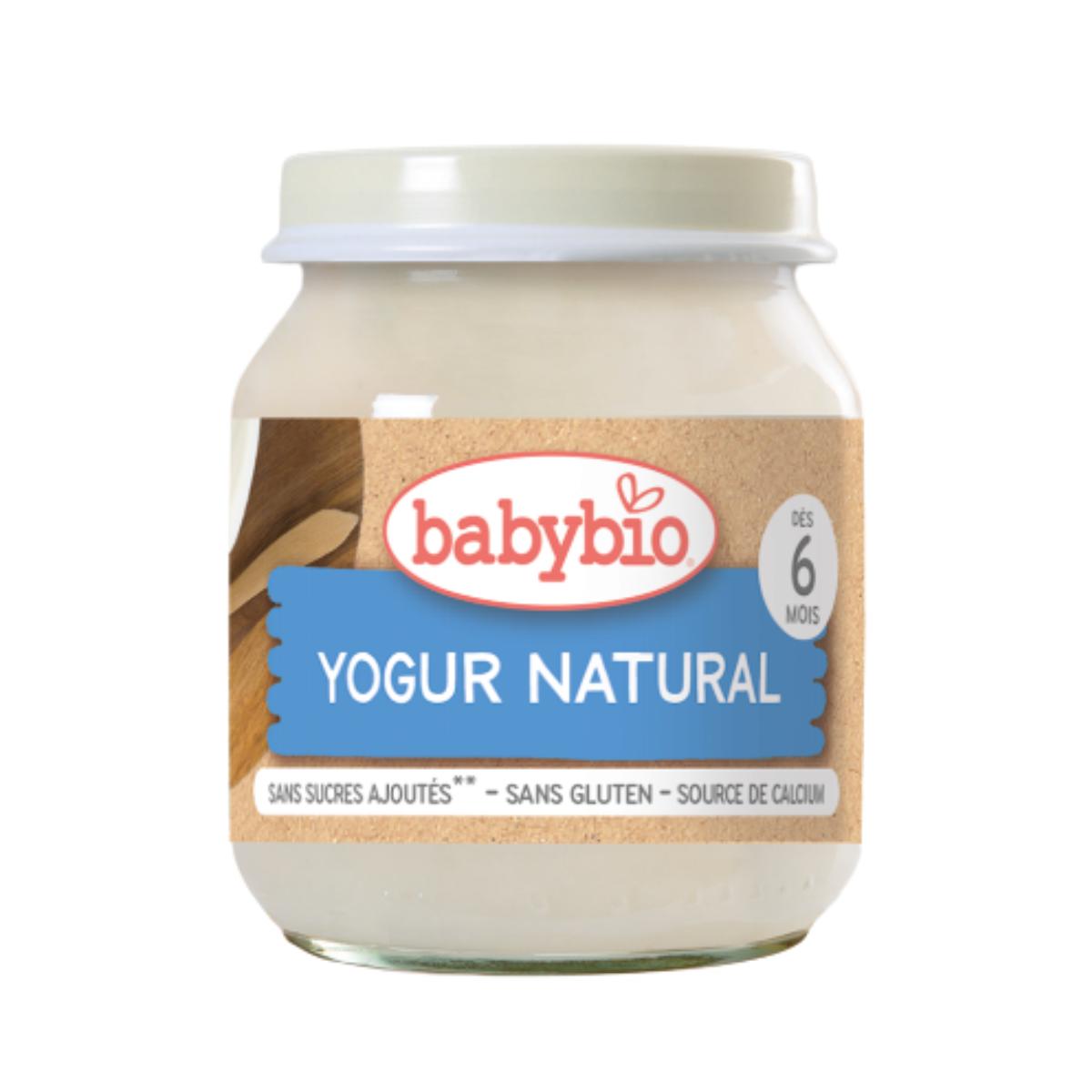 Iogurte Natural com Leite de Vaca Biológico, 2 x 130g. Babybio