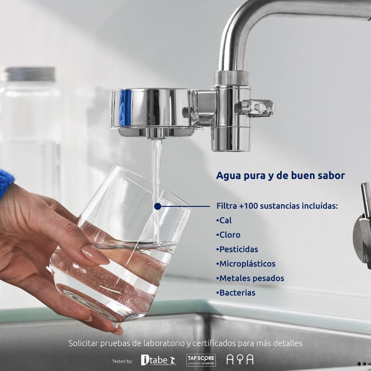 Embalagem de 6 cartuchos de filtro de água da torneira EcoPro Compact