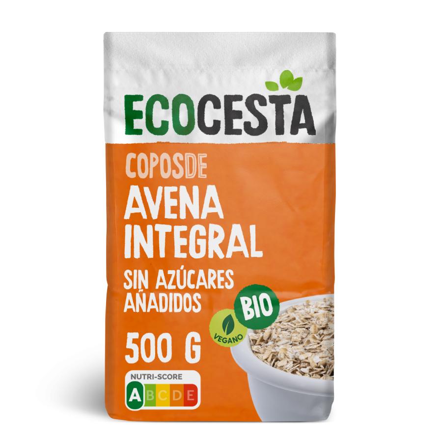Flocos de Aveia Integral Biológica sem adição de açúcar Ecocesta 500 gr