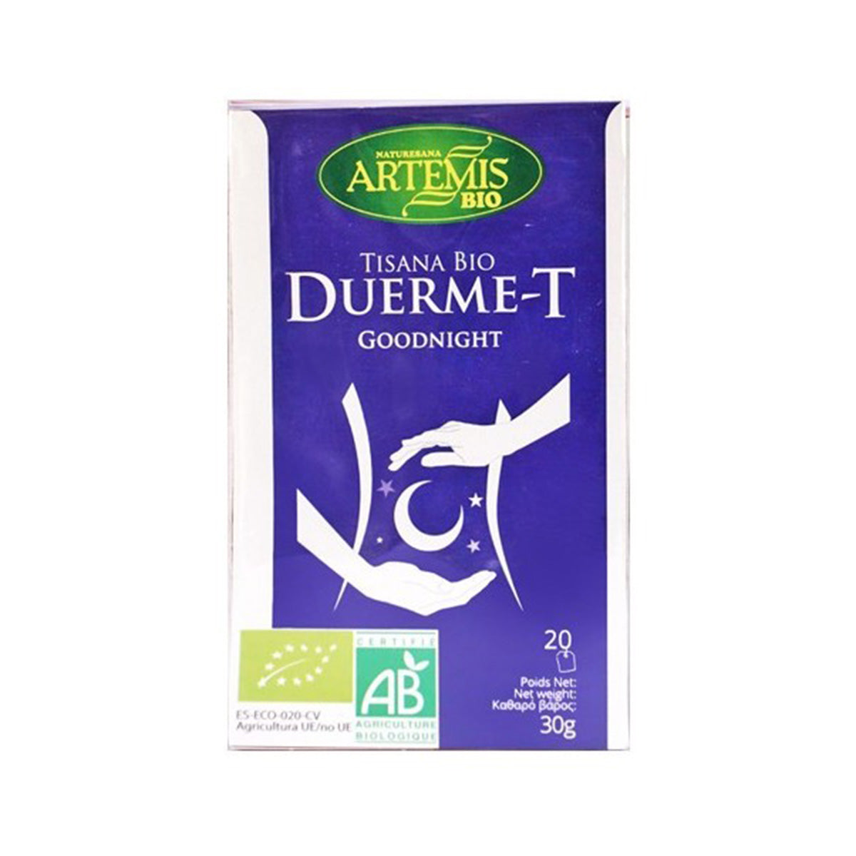 Chá de Ervas Artemis Sleep, 20 filtros