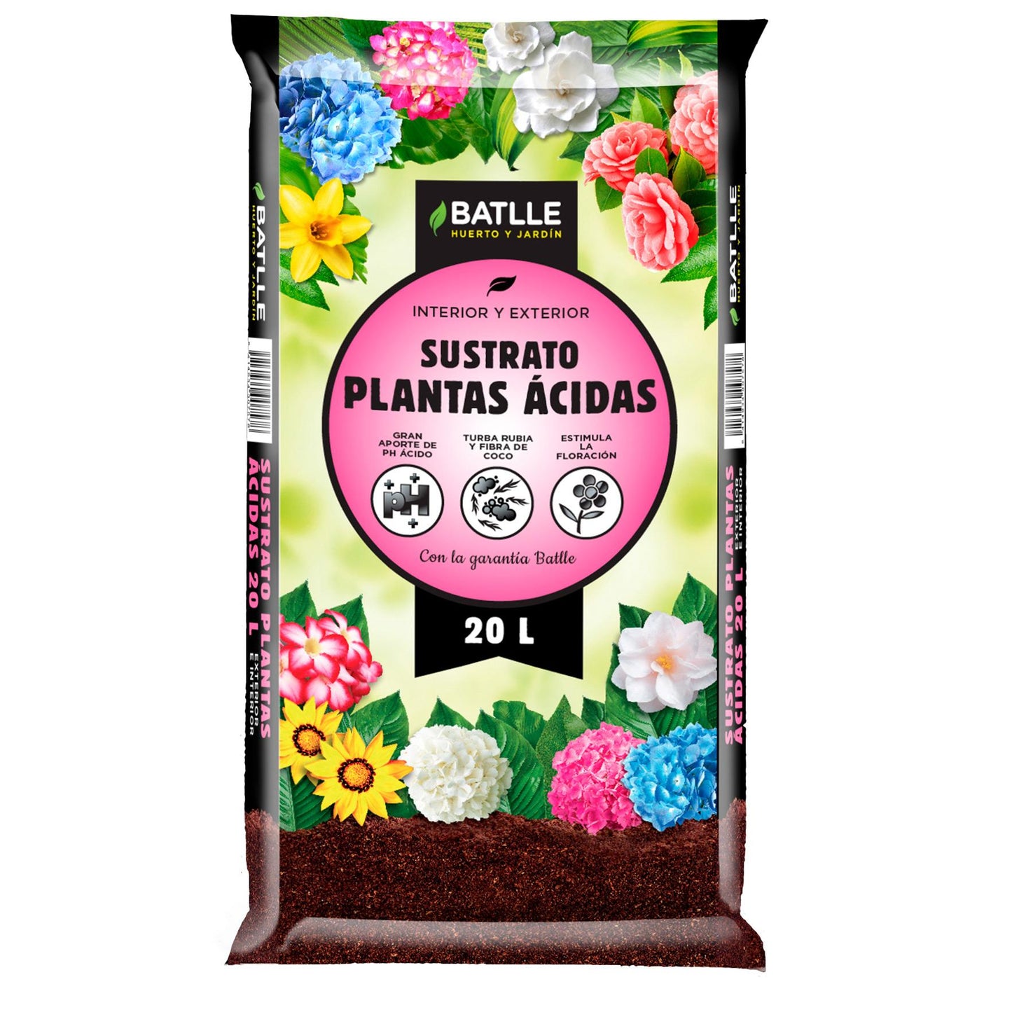 Substrato vegetal ácido Batlle 20 L