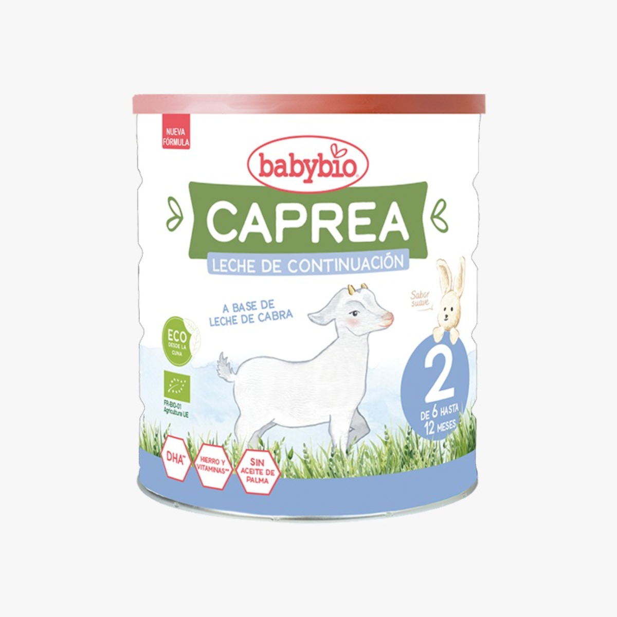Preparado Lácteo de Cabra Caprea 2 (bebés de 6 a 12 meses) Ecológica Babybio 400 g