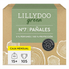 Pack de Fraldas Lillydoo Green, Tamanho 7, +15 kg, 105 unidades